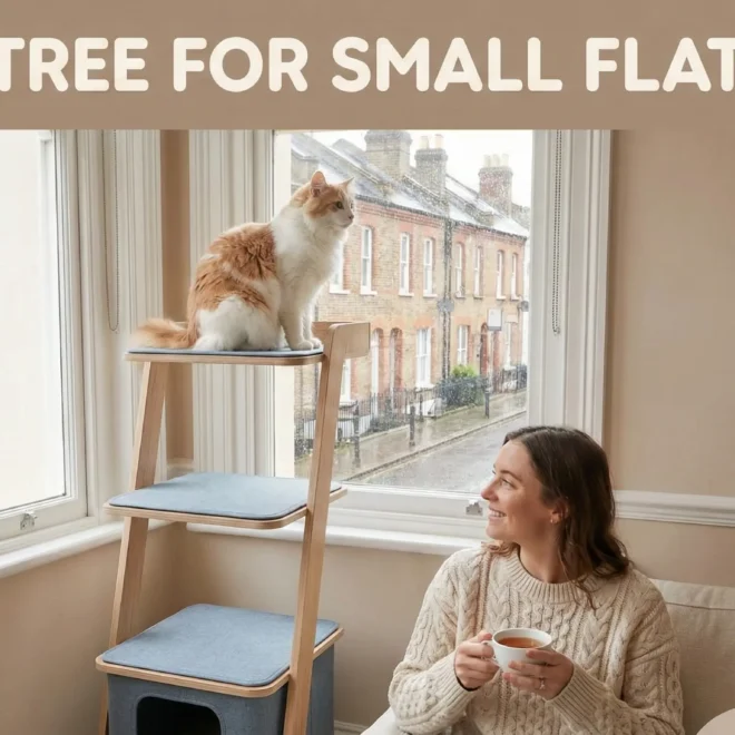 Cat Trees for Small Flats UK: The Complete Guide to Space-Saving Solutions for Your Feline Friend